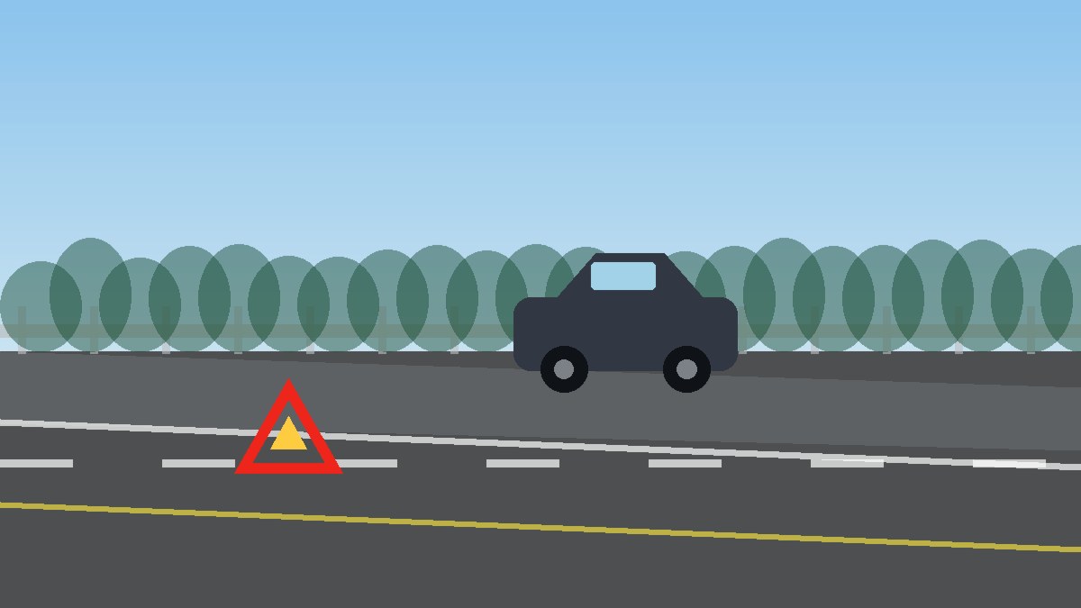 黔南道路故障安全等待现场图